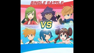 PokeMas: SS Lana + Champion Rosa + Champion Blue vs Leon's Ultimate Battle