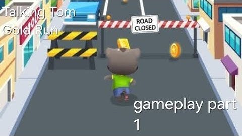 Talking Tom Gold Run - Gameplay Walkthrough Part 1 Tutorial (IOS, Android)