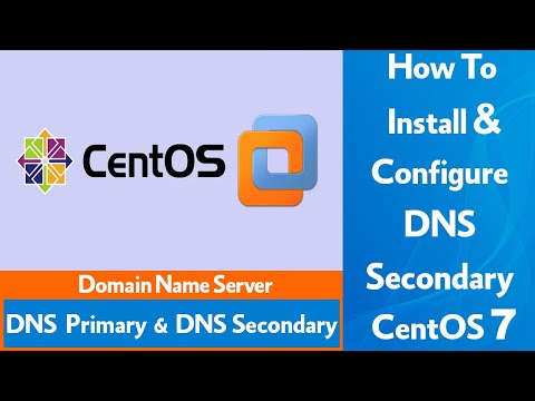 Install & configure DNS Server Secondary & Primary in Linux CentOS 7