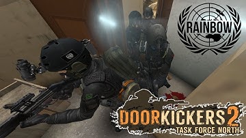 Raiding with Team Rainbow Six | Door Kickers 2 | Office and Underground Maps (Torch Light: Day 1)