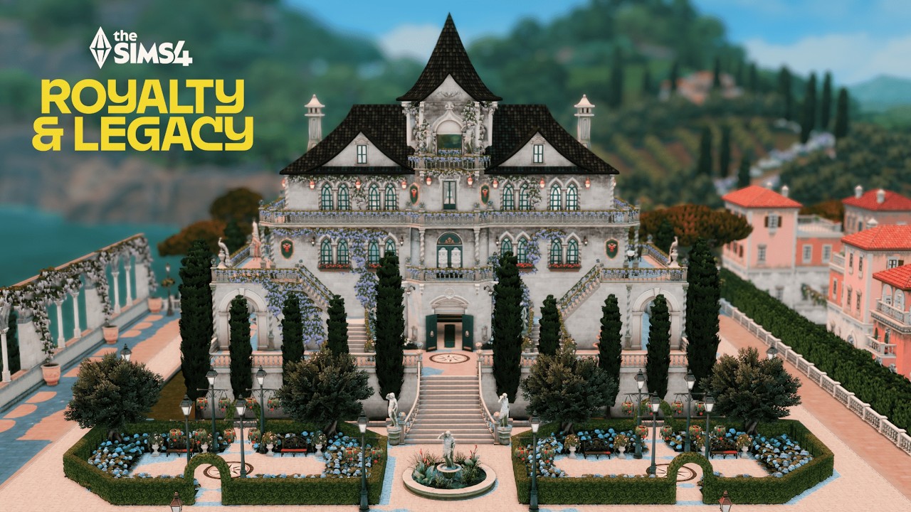Royal Castle 👑| Royalty & Legacy | The Sims 4 | Speed Build | No CC