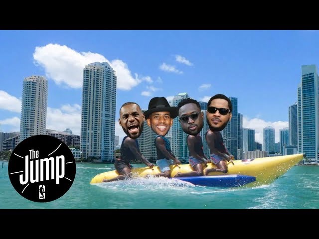 lebron james banana boat picture