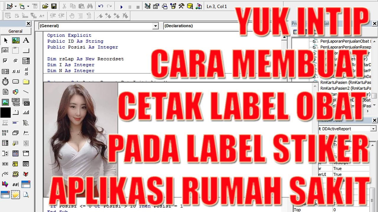 YUK INTIP CARA MEMBUAT CETAK LABEL OBAT PADA STIKER  