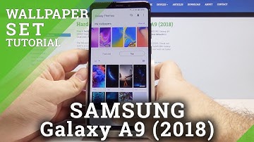 How to Change Wallpaper on SAMSUNG Galaxy A9 - Wallpaper Settings