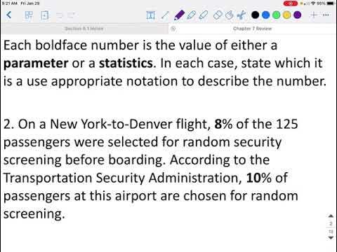 AP Statistics Chapter 7 Test Review - YouTube