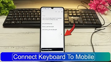 Mobile se keyboard kaise connect kare | Mobile me keyboard se typing kaise karen