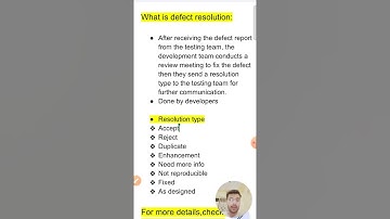 What is Defect Resolution | 1 min - Software Testing Shorts #75