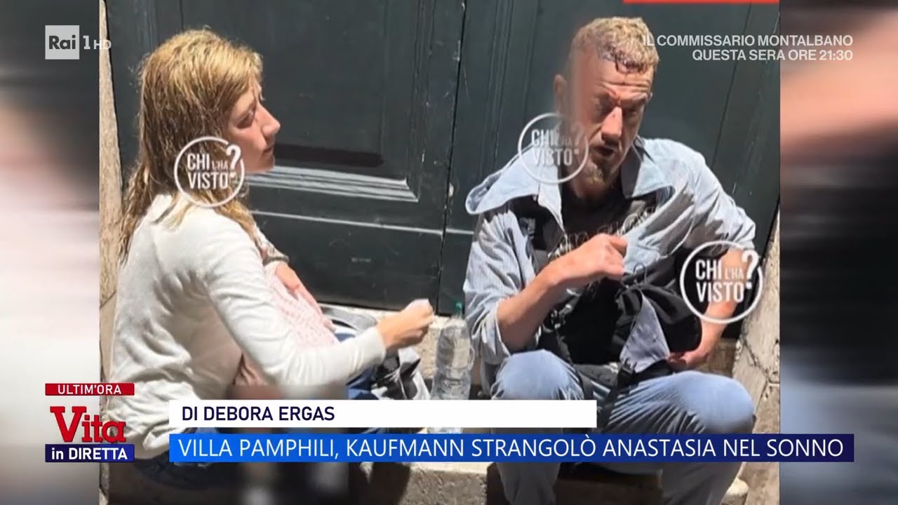 Villa Pamphili, l'autopsia: Kaufmann ha strangolato Anastasia nel sonno - Vita in diretta 17/09/2025