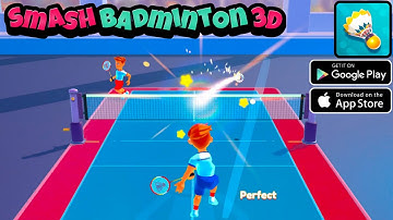 Smash Badminton 3D Gameplay Walkthrough (Android, iOS) #iosgameplay #rhodegamer