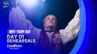 Eurovision 2024: Rehearsals DAY 01 - My Top 07
