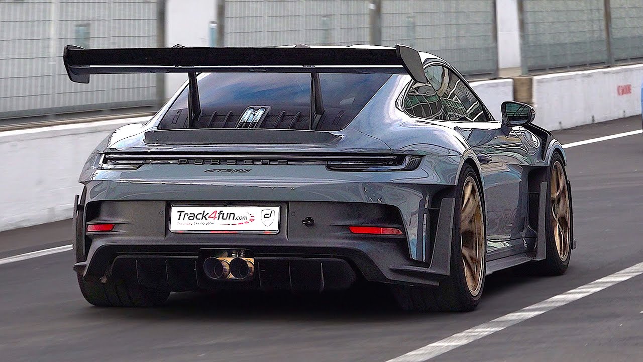 Porsche 992 GT3 RS feat. JCR decat Titanium exhaust Sounds Incredible!! - Screaming @ Monza circuit!