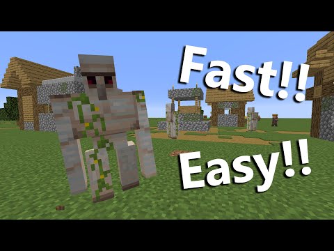 Minecraft How To Make An Iron Golem 1.18 Fast!! | Minute Minecraft Tips