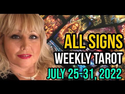 Weekly Tarot Card Reading July 25-31, 2022 by Alison Prescott All Signs #tarot #horoscope #zodiac