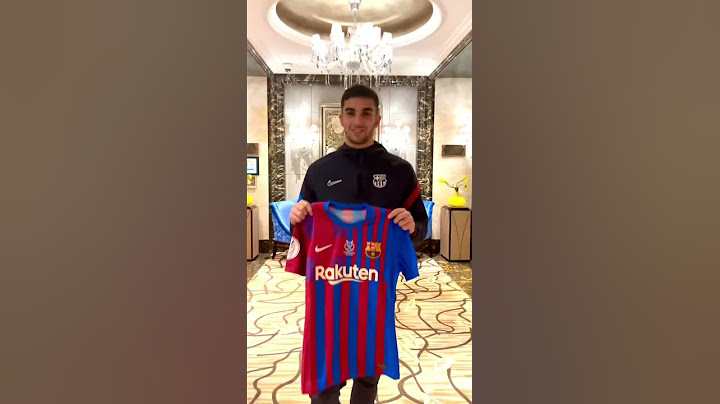 FERRAN TORRES REVEALS HIS BARÇA NUMBER 🔥🔥🔥