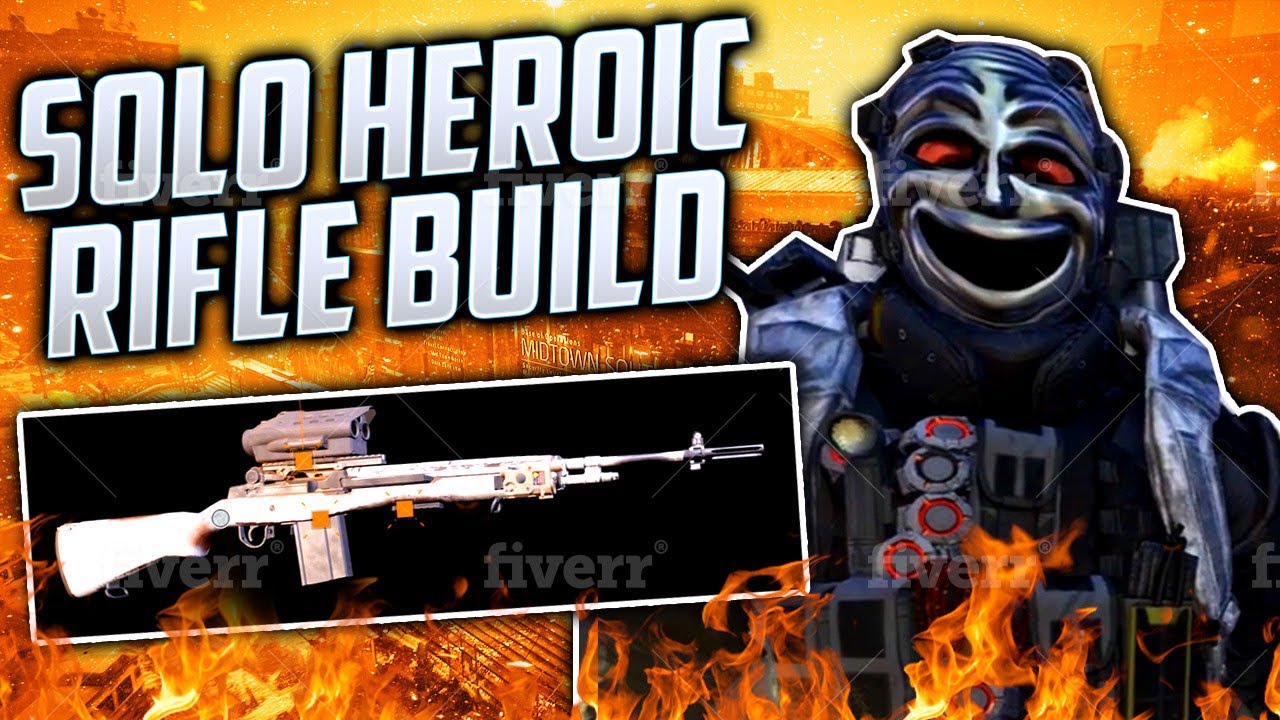 The Division 2 -TU8-MY SOLO HEROIC RIFLE BUILD!