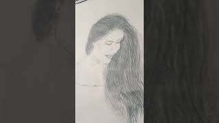 Drawing of a beautiful girl | Easy and beautiful sketch
