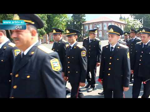 Polis ishchilerinin peshe bayrami Qaxda qeyd olunub