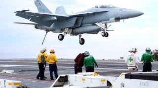 F/A-18 Actions: U.S. Marine Aircraft Carrier Qualification