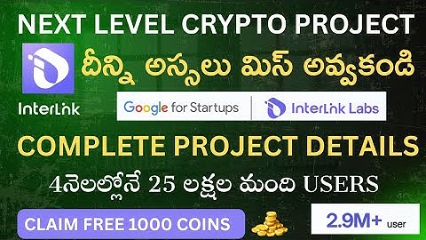 What is InterLink Labs? | Complete Project Details in Telugu | InterLink Network Telugu 