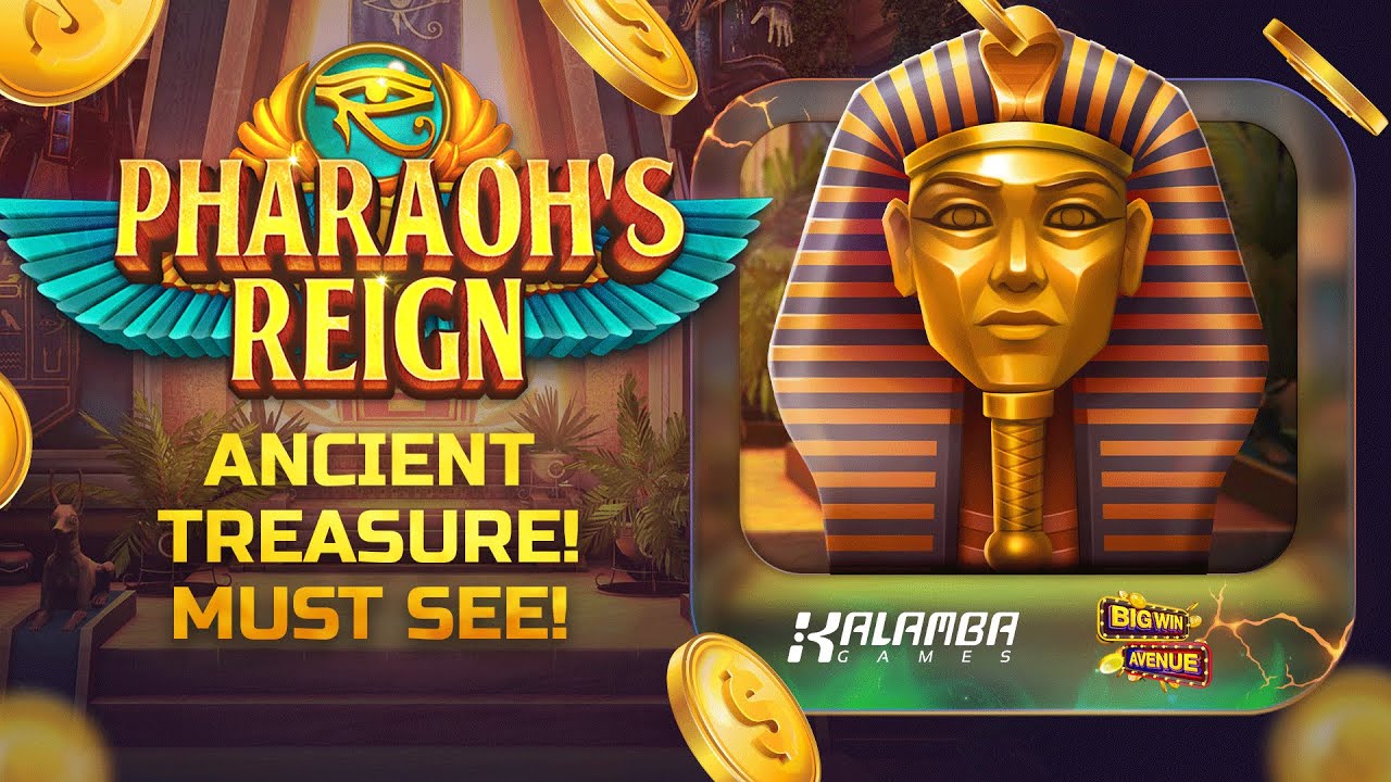 WILD 🏺 CASHPOT WIN AT 🛕 PHARAOH REIGN 👑 KALAMBA GAME 🎲 B.W. AVENUE