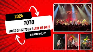 TOTO LIVE 2024  Dogz of Oz Tour.  Last Stop in the US   with Journey  Bridgeport CT@TOTObi1fc