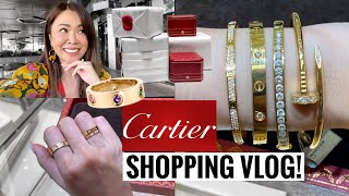 CARTIER SHOPPING VLOG 💎 Buying my next piece! LOVE vs JUSTE UN CLOU Bracelet/Ring | Mel in Melbourne