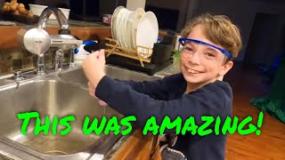 Rainbow Explosion Experiment From The National Geographic Mega Science Series Stunning Science Set