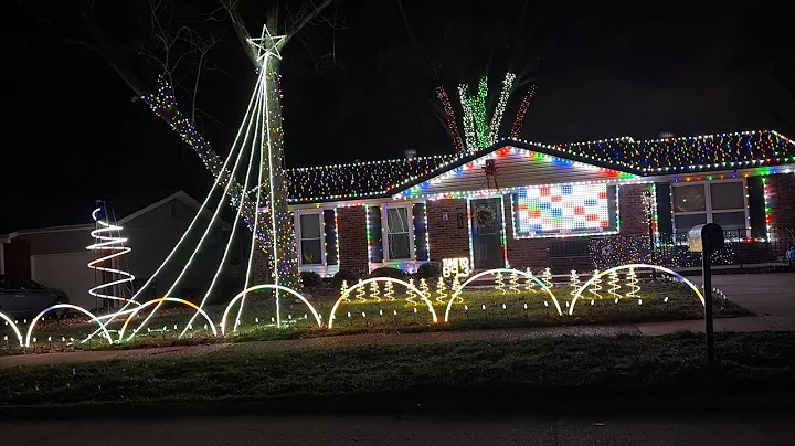 Jimmy Fallon ft Meghan Trainor - Wrap Me Up - 2025 Holiday Light Show 