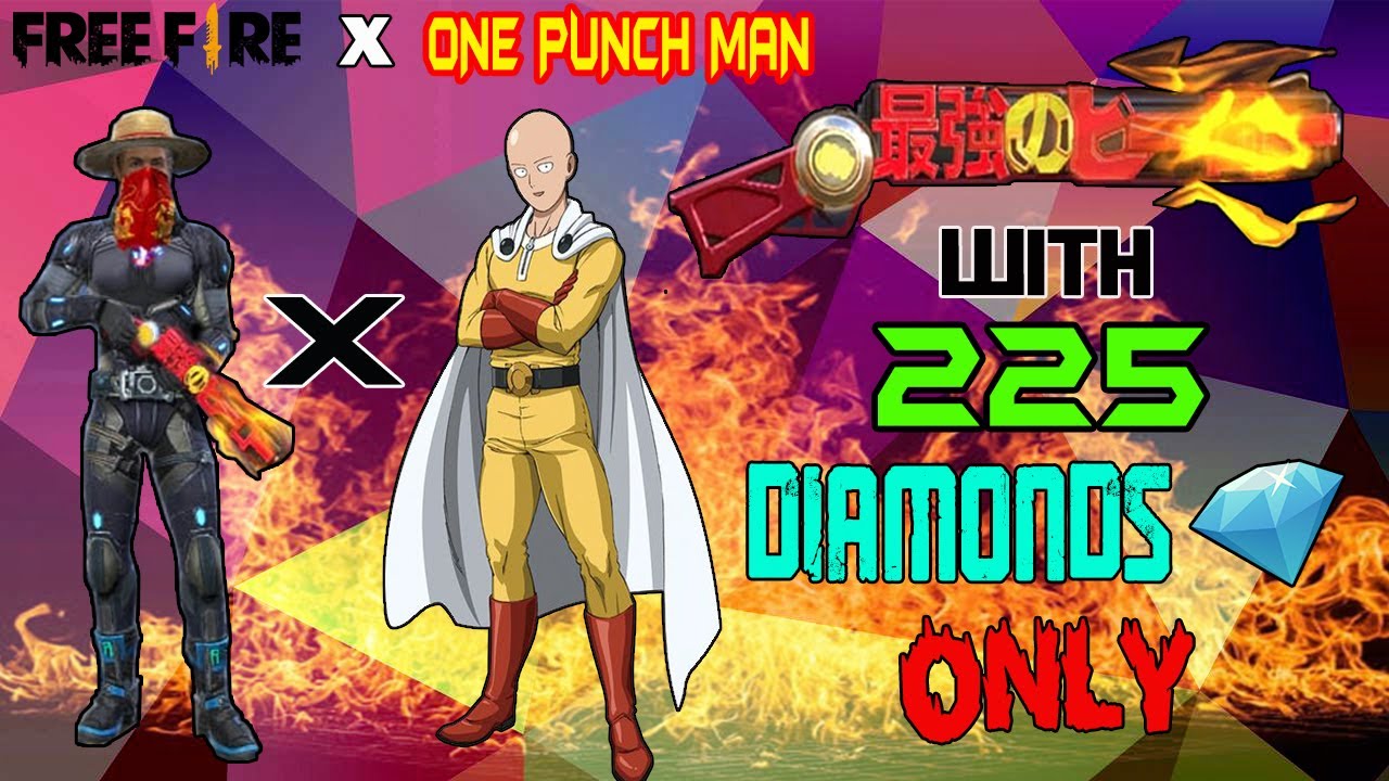 "I GOT M1887 NEW SKIN IN 225 DIAMONDS ONLY" | UNLOCKING ONE PUNCH MAN SKIN | BATTLESHADOW