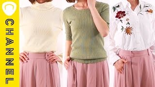 太めパンツに合わせる正解トップスは？Which answer tops fit over thick pants?
