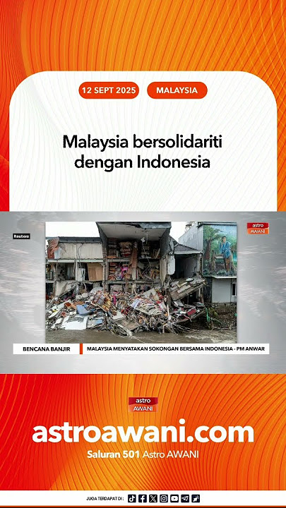 Malaysia bersolidariti dengan Indonesia