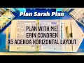 A5 Horizontal Plan With Me! | May 10-16 | Flora Sticker Kit | Erin Condren Agenda