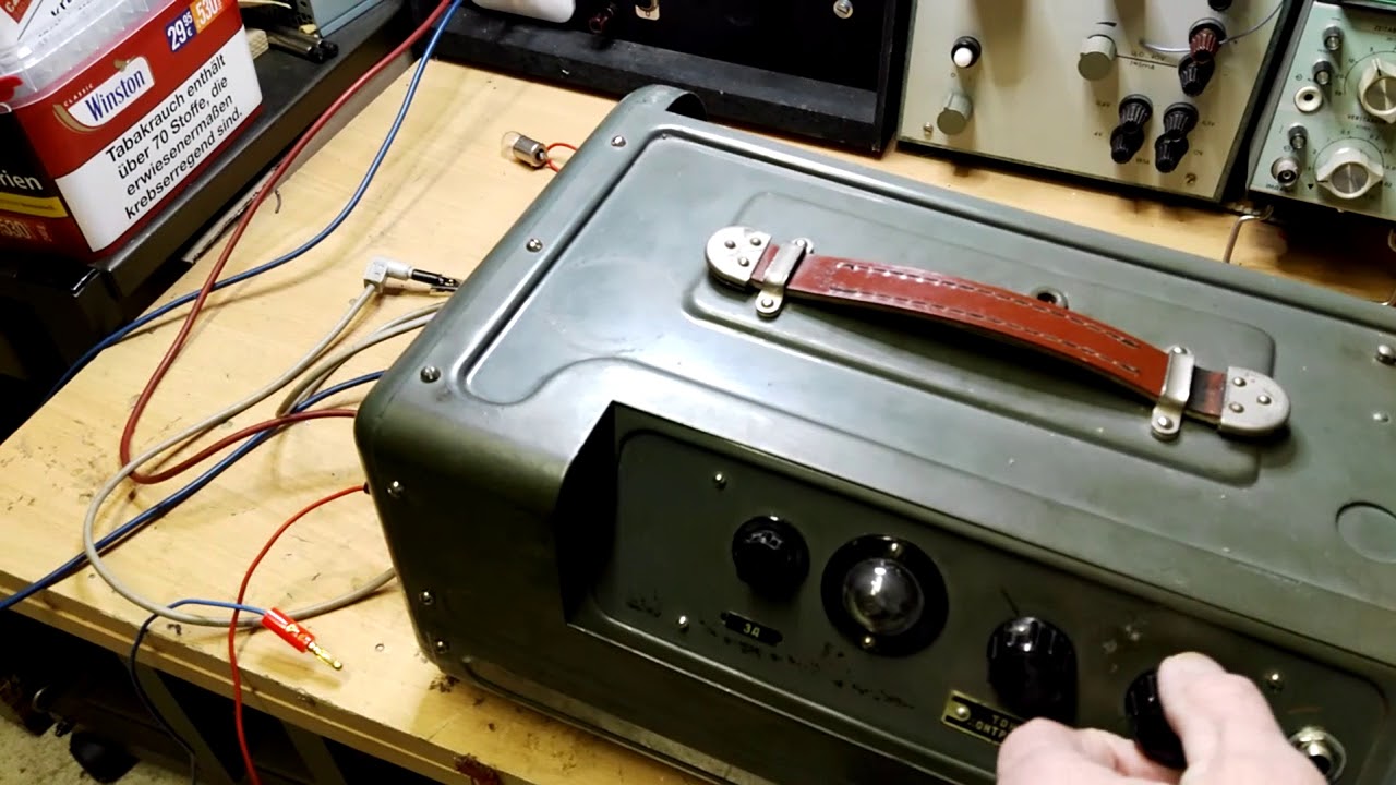 Russischer Lichttonverstärker der 60ziger Jahre, ломо кинап 90у-2 - YouTube