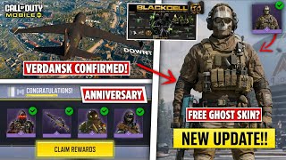 Huge Update! Free Ghost + Verdansk Confirmed! New BP System + Upcoming Skins! 7th Anniversary!