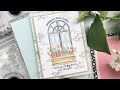 Watercolor Pencil No Line Coloring: featuring our Spring Windows March 2021 Card Kit