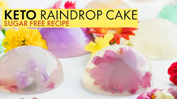 Beautiful Keto Raindrop Cake Recipe Without Sugar