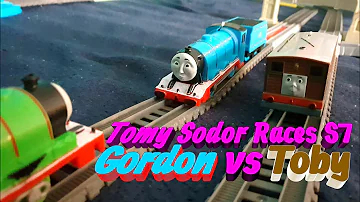 Tomy Sodor Races: Gordon vs Toby S7 Round 1, Race 2!