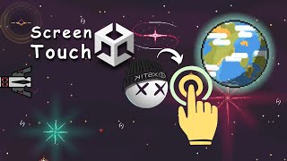 How to make a game for mobile | Screen touch unity for beginners | Unity screen touch tutorial