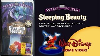Opening To Sleeping Beauty 1997 Digitally Mastered Widescreen Collectors Edition Vhs