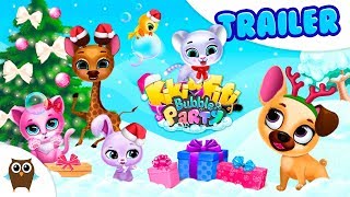 Christmas Fun ❄️ Virtual Pets 🎁 Kiki & Fifi Bubble Party | TutoTOONS screenshot 4