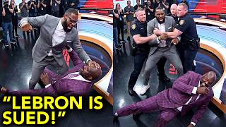 LeBron James Goes CRAZY On Shaq Live On ESPN - Security Had To Step In