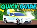 FAST GUIDE ON ALL CAR LOCATIONS IN THE NEW GREENVILLE EVENT UPDATE!