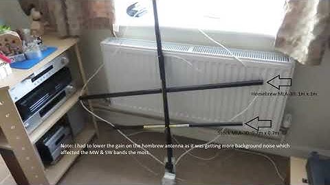 Homebrew MLA-30 antenna vs Stock MLA-30 antenna comparison on LW