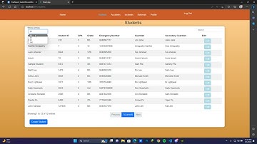 Creating Students and Reports in Student Records Management System