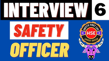safety officer interview questions and answers | how to pass safety interview  #safetyfirstlife #hse