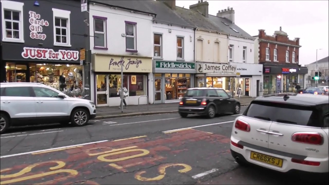 Walking Past Belmont Road Shops East Belfast