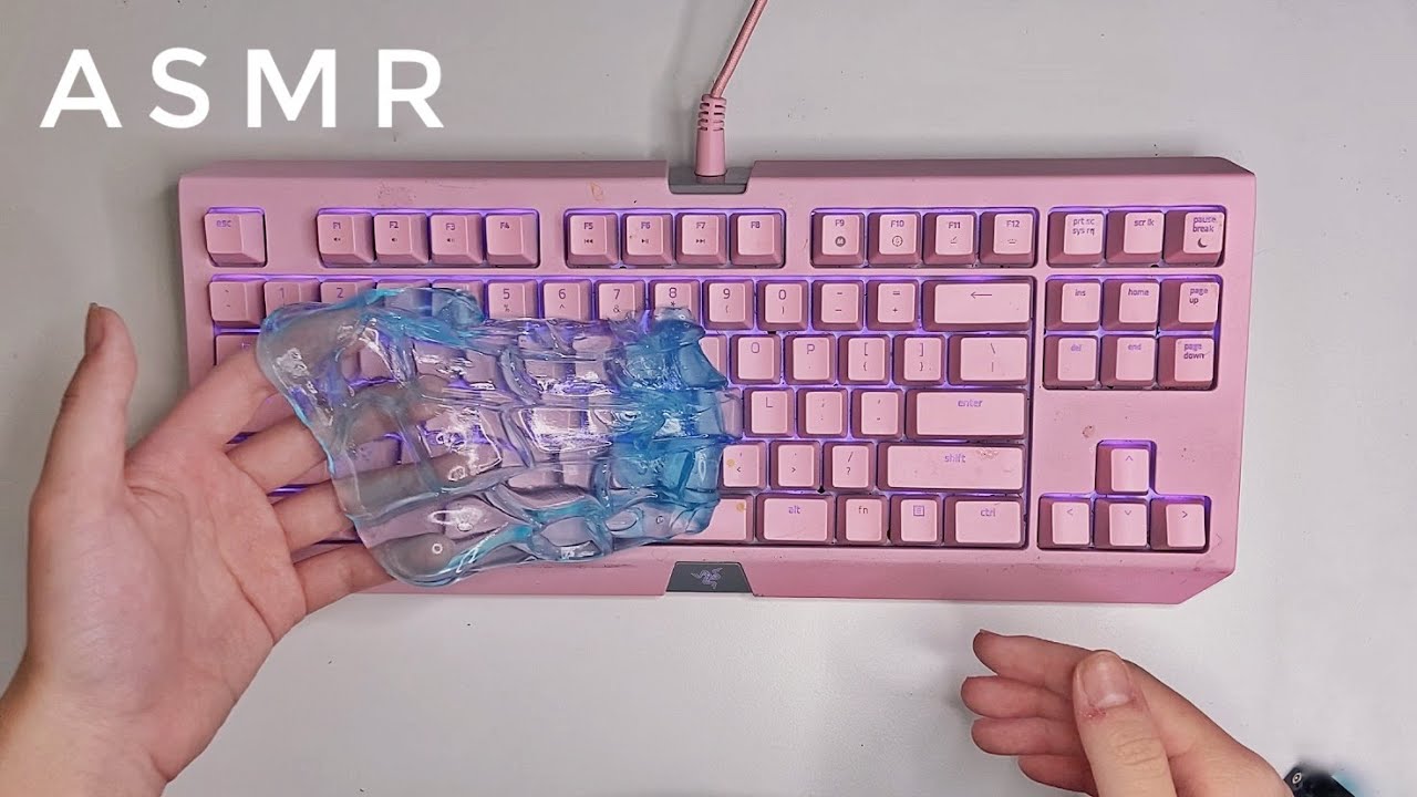 ASMR Keyboard Cleaning | Mechanical Keyboard Clicking Sounds, Typing Sounds, etc.