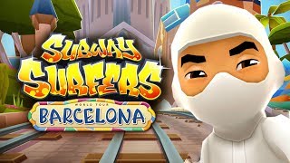 SUBWAY SURFERS GAMEPLAY PC HD 2019 - BARCELONA - NINJA HOTDOG BOARD