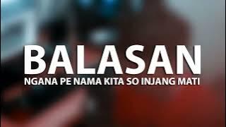 balasan ngana pe nama so injang mati ( vocal avic lagu manado)