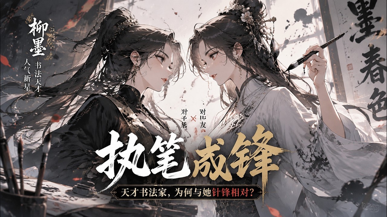 墨色见春色》【上集】高岭书法家× 采访记者，旧夜情藏家族恩怨，双向